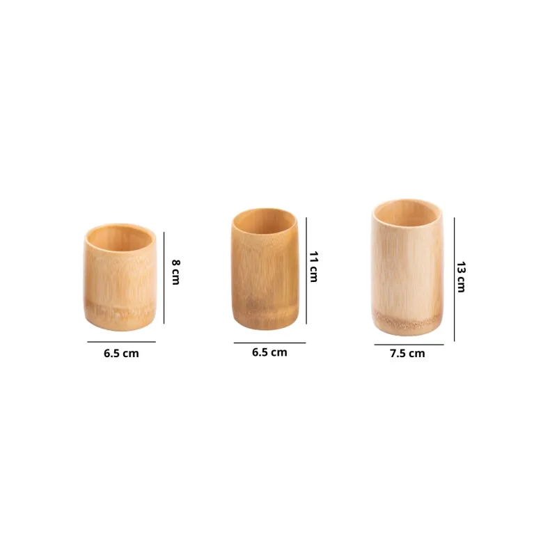 Ly Gỗ Tre, Nhiều Kích Cỡ - Ảnh 2